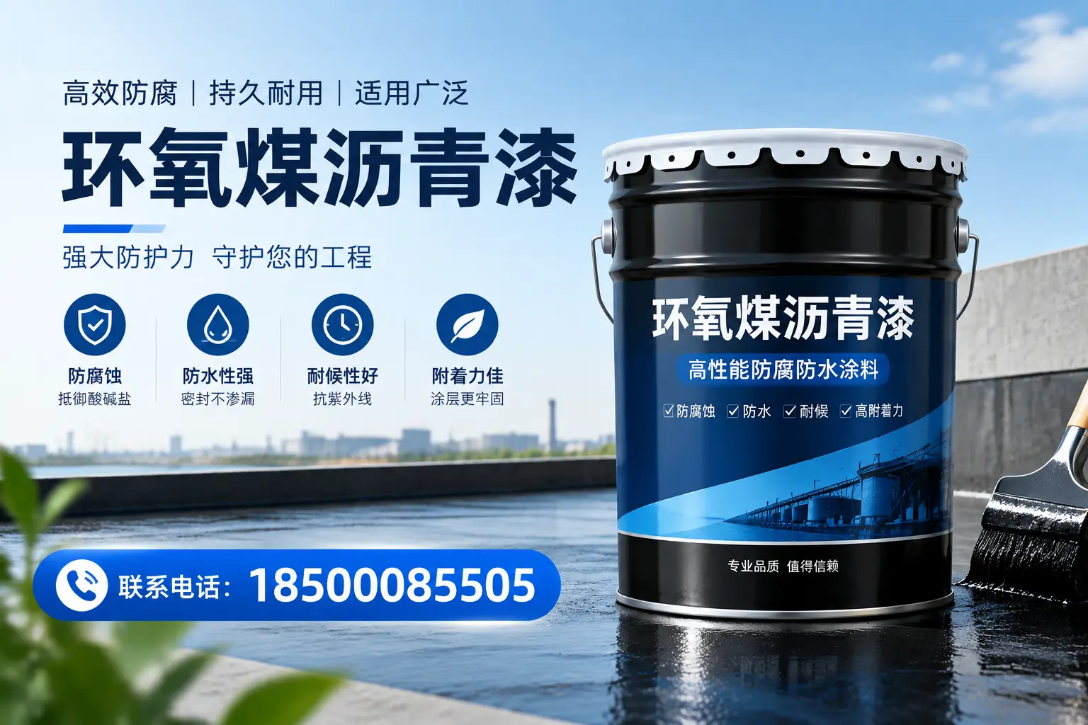 环氧煤沥青漆的施工方法详解,助力厦门企业高效完成项目